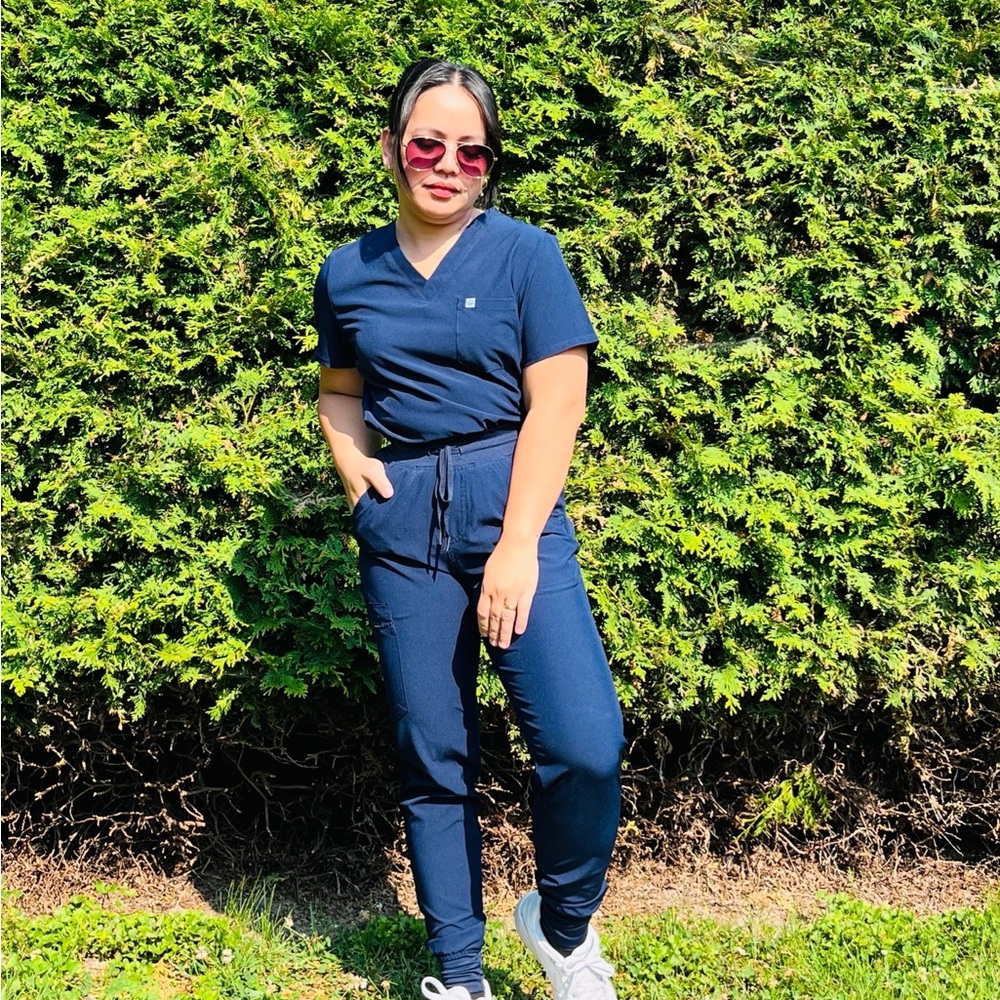 Navy Blue Scrub set
